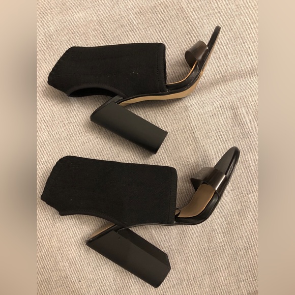 Zara Woman Open Toe Block Heels, Size Euro 37 (US 6.5) - Picture 6 of 10